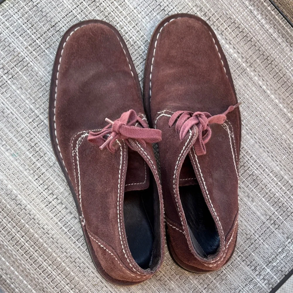 John Varvatos Dark Brown Chukka Boots